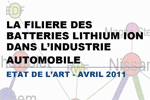 Acc&eacute;der &agrave; l'etude : La fili�re des batteries lithium ion dans l'automobile