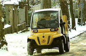 Le GEM eS test� en condition de neige � Mulhouse