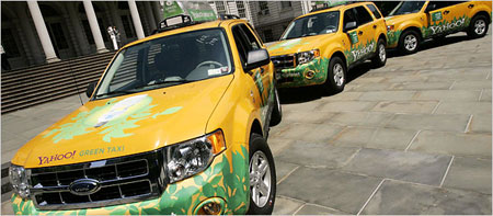taxi hybrides à NY