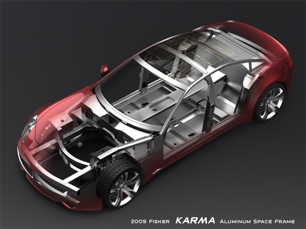 Fisker d�voilera la version de s�rie de la Karma au salon de D�troit 2009 - Photo 3