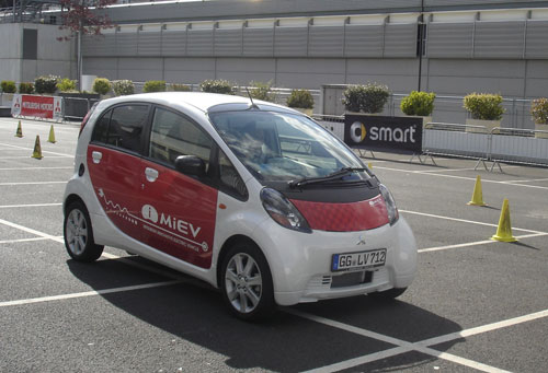 La Mistubishi I-MiEV peut �tre test�e � l'