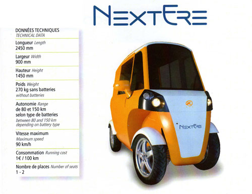 Mondial 2008 - Zoom sur la Simplycity et la Nextere d'Eco & Mobilit� - Photo 2