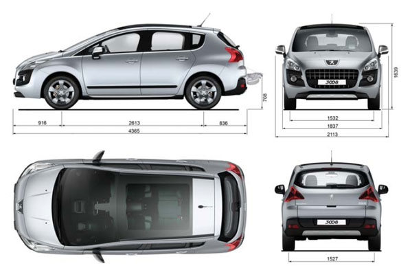Peugeot lance la 3008 -  Version hybride pr�vue pour 2011 - Photo 2