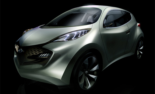 Concept hybride, le Hyundai iX Metro appara�tra en premi�re mondiale au 63�me Salon de l'Automobile de Francfort