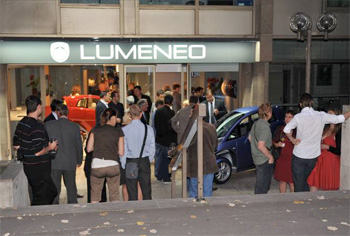 L'inauguration du Show Room parisien de Lumeneo dans le 16�me arrondissement