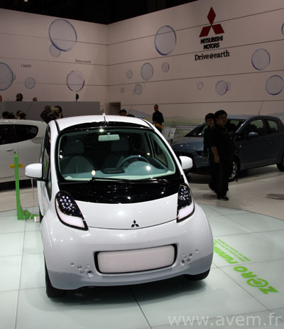 Genève 2009 - Mitsubishi i MiEV prototype - Photo 1 Genève 2009 - Mitsubishi i MiEV prototype - Photo 1