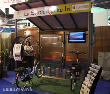 Salon des Maires - Quadria pr�sente sa station solaire pour v�los �lectriques - Photo 1
