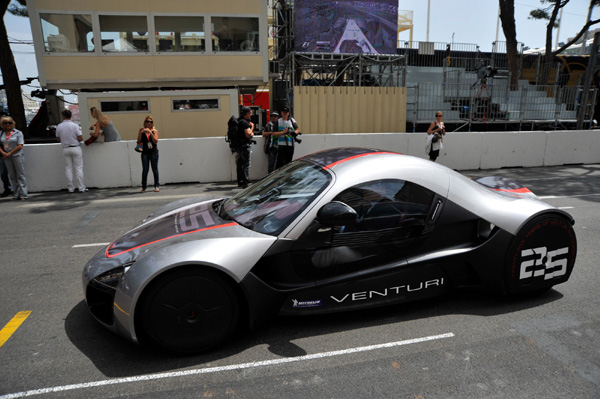Premiers tours de roues pour la Venturi Volage sur le circuit du Grand Prix de Monaco - Photo 2