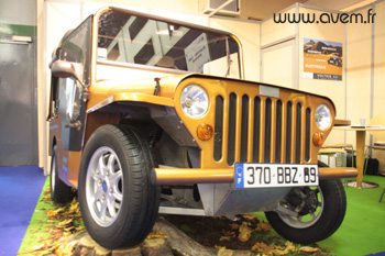 Salon des Maires - La jeep �lectrique Scarlette r�ssuscite et devient Volteis - Photo 1