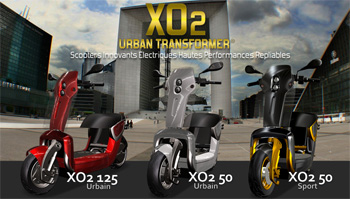 Le scooter �lectrique pliant XO2 au salon de Milan - Photo 1