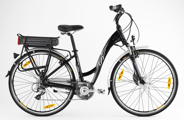 Nouvelle famille City E-Motion - Motorisation roue avant et batterie sous le porte-bagage