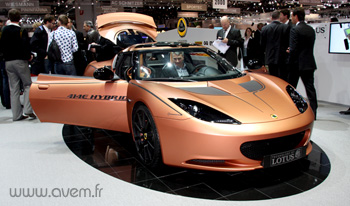 Gen�ve 2010 - Lotus Evora  414E hybride - Photo 1