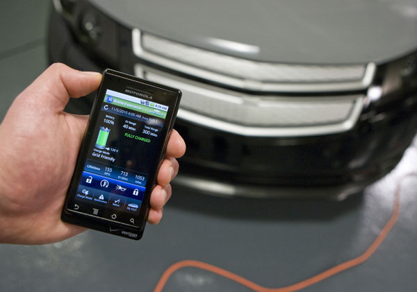 OnStar pr�sente une application mobile pour la Chevrolet Volt - Photo 2
