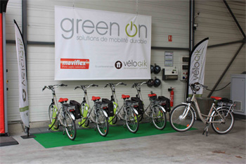 Le parc de v�los �lectriques Green On chez Maviflex � Lyon