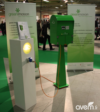 La borne de recharge La borne de recharge