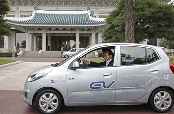 Hyundai d�voile sa voiture �lectrique BlueOn - Photo 1