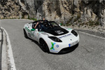 Le Roadster �lectrique Tesla remporte le rallye e-miglia 2010