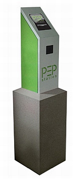 PEP pr�sente sa borne de recharge 220V � D�troit - Photo 1