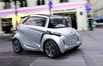 Le concept-car �lectrique BB1 sera � l'honneur sur le stand Peugeot lors du salon EVER 2010