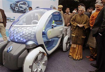 La Renault Twizy ZE en visite en Inde - Photo 1