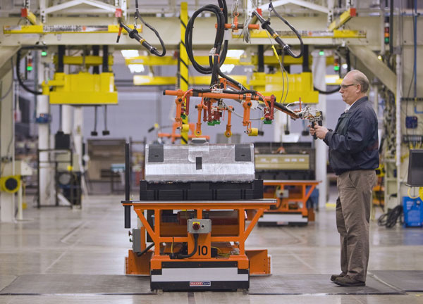 GM inaugure son usine de fabrication de batteries lithium-ion pour la Chevrolet Volt - Photo 3