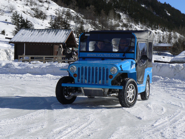 Franc succ�s pour le 4x4 �lectrique Volteis � Serre-Chevalier - Photo 2