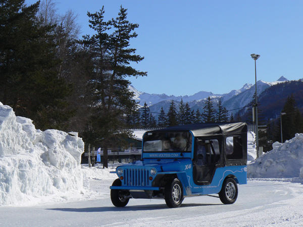 Franc succ�s pour le 4x4 �lectrique Volteis � Serre-Chevalier - Photo 4