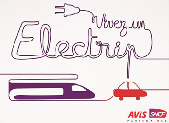 AVIS et la SNCF lancent leur offre de mobilit� 100% �lectrique - Photo 1
