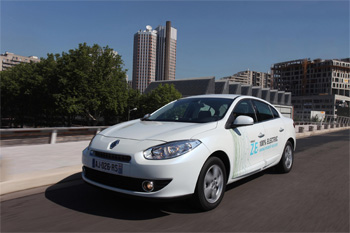 Avec 109 immatriculations, la Renault Fluence ZE se classe en t�te des ventes de VE dans l'hexagone au mois de septembre 2011.