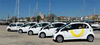 Inauguration des Citro�n C-Zero en libre-service � La Rochelle - Photo 1