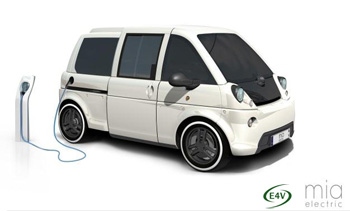 Les v�hicules �lectriques de Mia Electric rouleront avec des batteries E4V - Photo 1