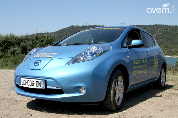 Essai � Une journ�e en Nissan Leaf - Photo 4