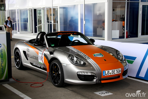 Porsche Boxster E � Star du Challenge Bibendum 2011 - Photo 2