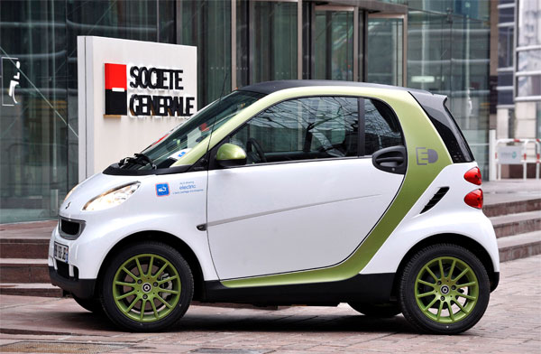 Auto-partage d'entreprise en v�hicule �lectrique - La Soci�t� G�n�rale roule en Smart ED - Photo 2