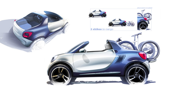 Smart pr�sentera le concept �lectrique smart-for-us � D�troit - Photo 3