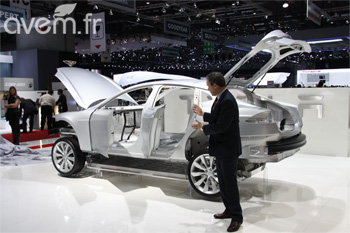 Tesla Model S - En direct de Gen�ve 2011 - Photo 1