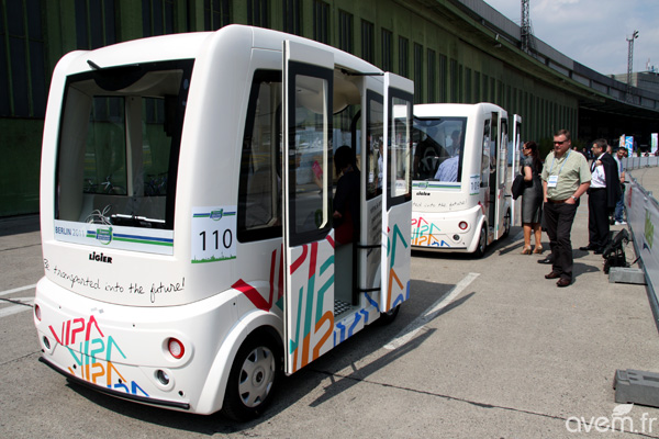 Navette sans chauffeur VIPA � Deux prototypes roulants pr�sent�s au Challenge Bibendum - Photo 2