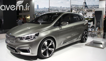 Mondial 2012 � BMW Active Tourer Concept, le monospace hybride rechargeable - Photo 1