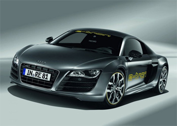 L�Audi R8 e-Tron arrivera sur le march� du v�hicule �lectrique en 2012 - Photo 1
