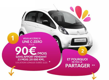 Citroën C-Zero - Offre spéciale à 90 € / mois pour les particuliers - Photo 1 Citroën C-Zero - Offre spéciale à 90 € / mois pour les particuliers - Photo 1