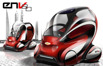 General Motors l�ve le voile sur le concept EN-V 2.0 � P�kin - Photo 1