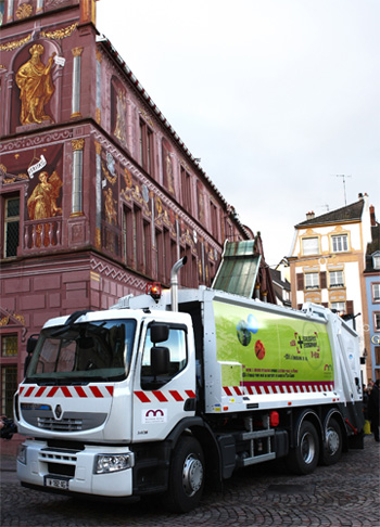 Mulhouse inaugure sa premi�re benne � ordure hybride - Photo 1
