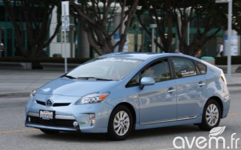 Illustration : Une Prius Plug-in Hybrid sur le Ride & Drive � EVS 26