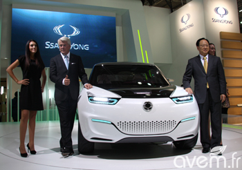 SsangYong - Premi�re mondiale pour le concept hybride rechargeable e-XIV � Paris - Photo 1