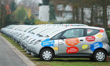 Avec 704 v�hicules immatricul�s au premier trimestre 2012, Bollor� et la Bluecar s'accaparent 59 % des parts de march�...