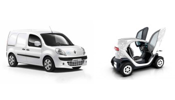 Le Kangoo ZE et la Twizy de Renault ont domin� les ventes d'utilitaires et quadricycles �lectriques au premier trimestre 2012.