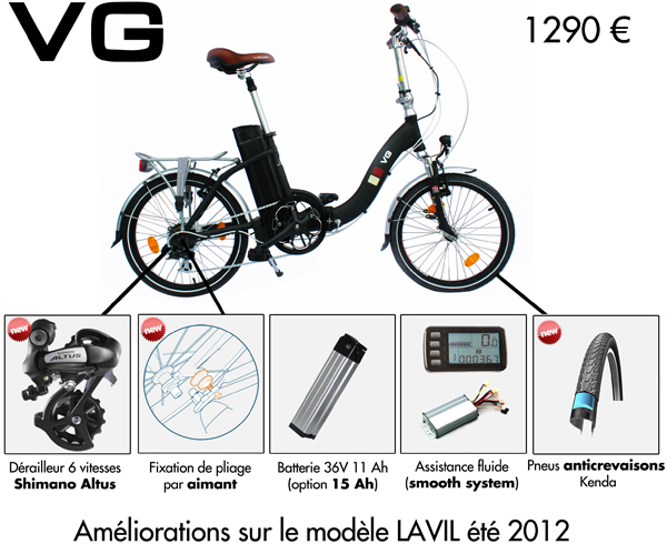 V�lo pliant �lectrique - Le nouveau VG Lavil est arriv� ! - Photo 2