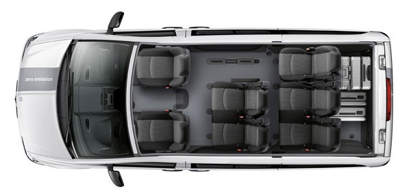 Navette �lectrique - Premi�re mondiale du Mercedes Vito E-CELL Combi � Gen�ve - Photo 2