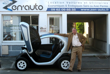 La Renault Twizy en location dans le r�seau Zen�lib - Photo 1