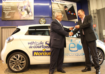 Voitures électriques de courtoisie - Des Renault Zoé ZE chez Norauto - Photo 1 Voitures électriques de courtoisie - Des Renault Zoé ZE chez Norauto - Photo 1
